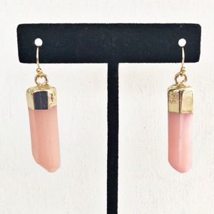 ⭐️ Lydell NYC Pink Stone Dangle Earrings ⭐️